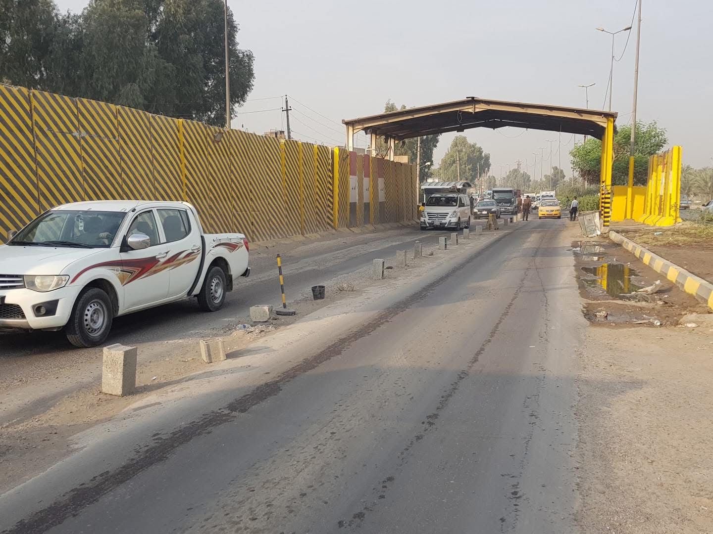 مشروع انشاء سيطرة في مدخل بغداد